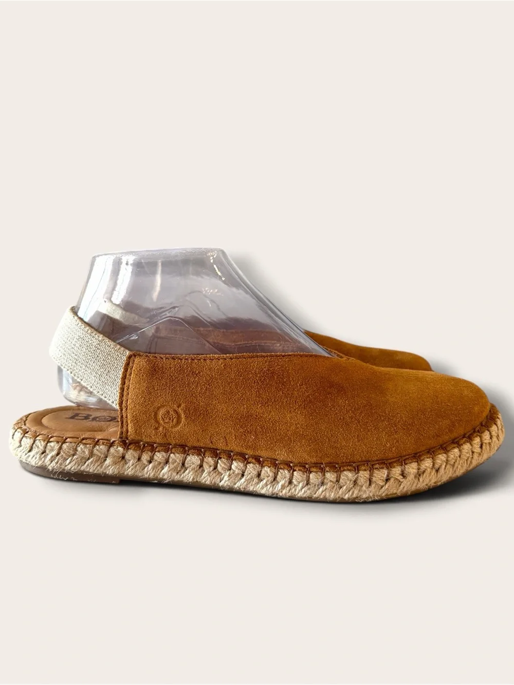 Born Brown Suede Slip-On Espadrilles